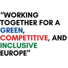 “Working together for a green, competitive and inclusive Europe”